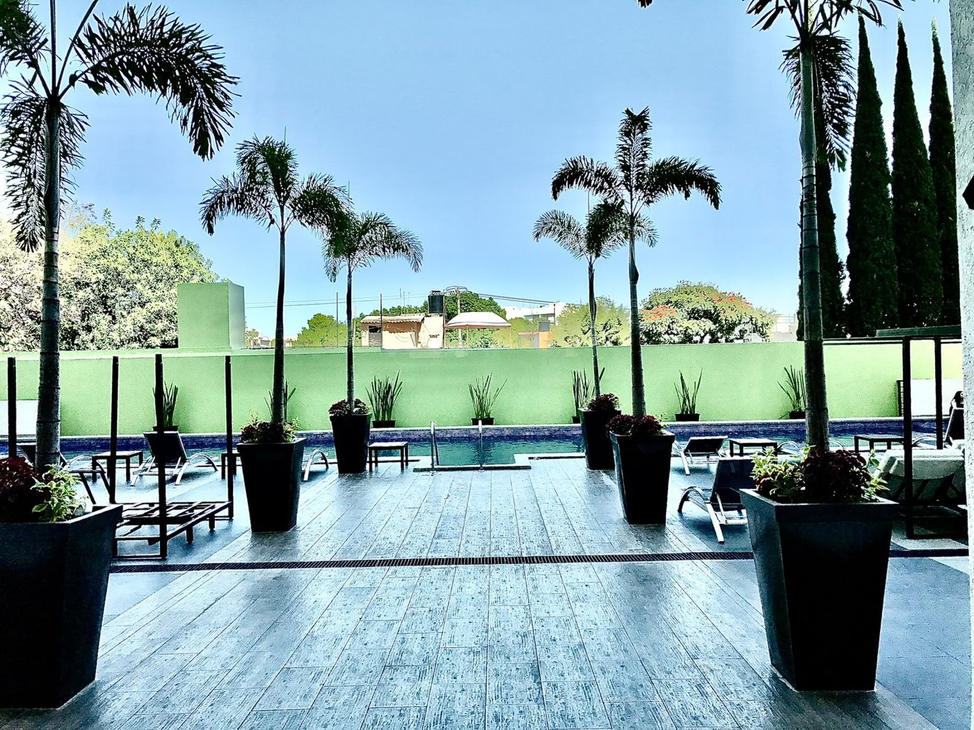 Terraza de la alberca